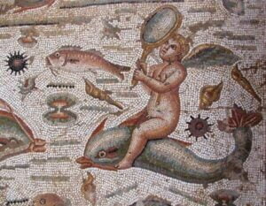 Эрос на дельфине свадхиштхана